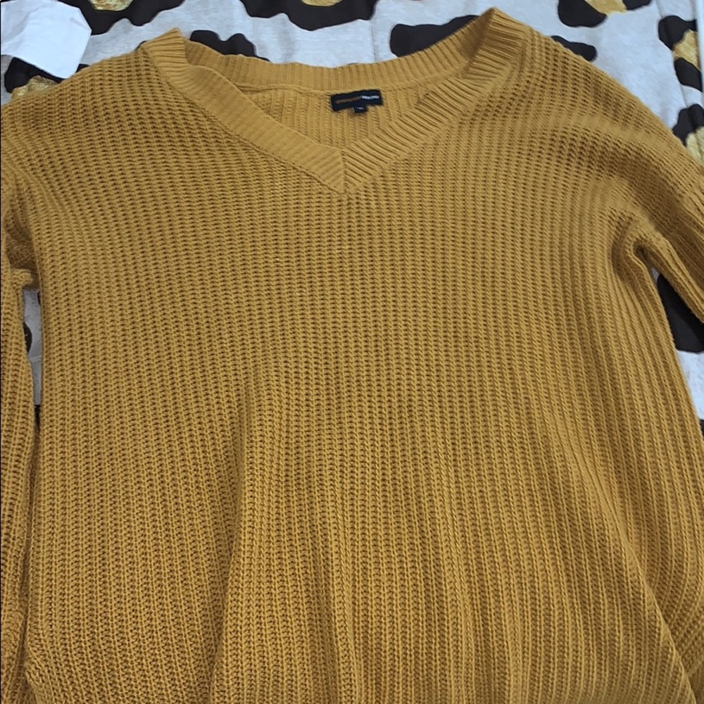cute v neck sweater